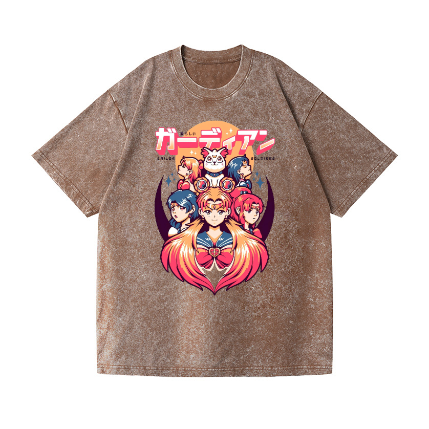 Sailor Moon Vintage Wash Japanese Design T-Shirt