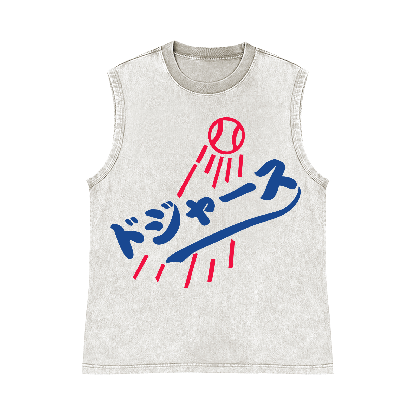 Dream Pure Cotton Wash-Dyed Sleeveless Tank Top