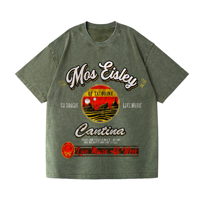 Hokkaido Wave Vintage Wash Japanese Design T-Shirt