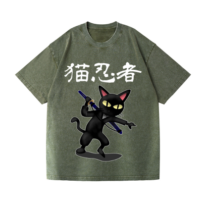 Vintage Wash Japanese Design T-Shirt