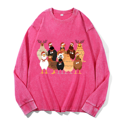 Vintage Cotton Wash Crewneck Sweatshirt