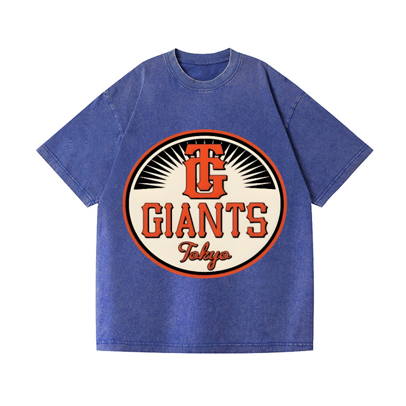 Tokyo Giants Vintage Wash Japanese Design T-Shirt