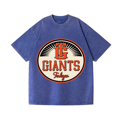 Tokyo Giants Vintage Wash Japanese Design T-Shirt