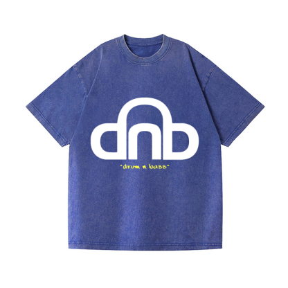 Drum & Bass Vintage Wash Japanese Design T-Shirt