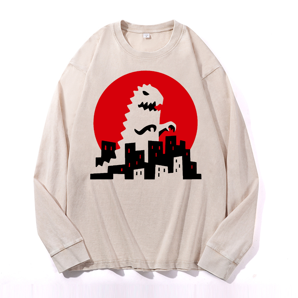 Vintage Cotton Wash Crewneck Sweatshirt