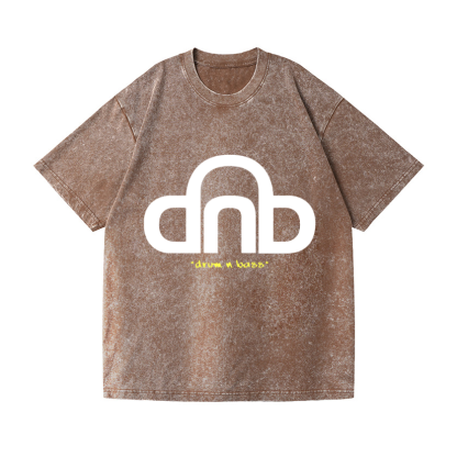 Drum & Bass Vintage Wash Japanese Design T-Shirt