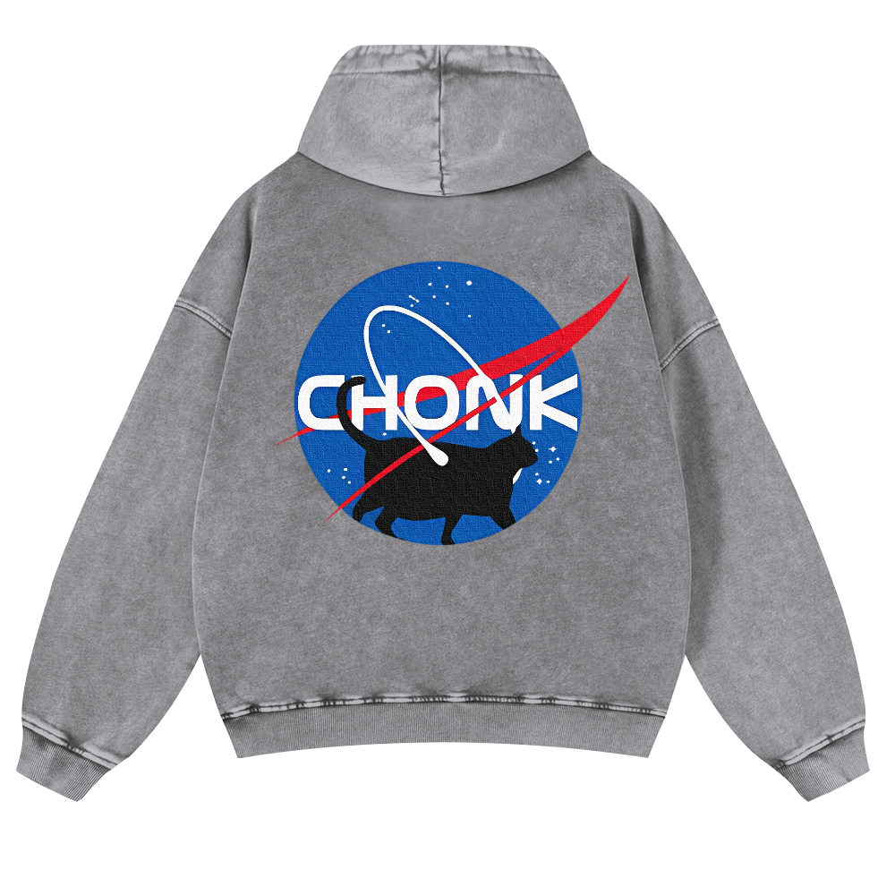 CHONK/NASA Vintage Washed Cotton Back Art Hoodie