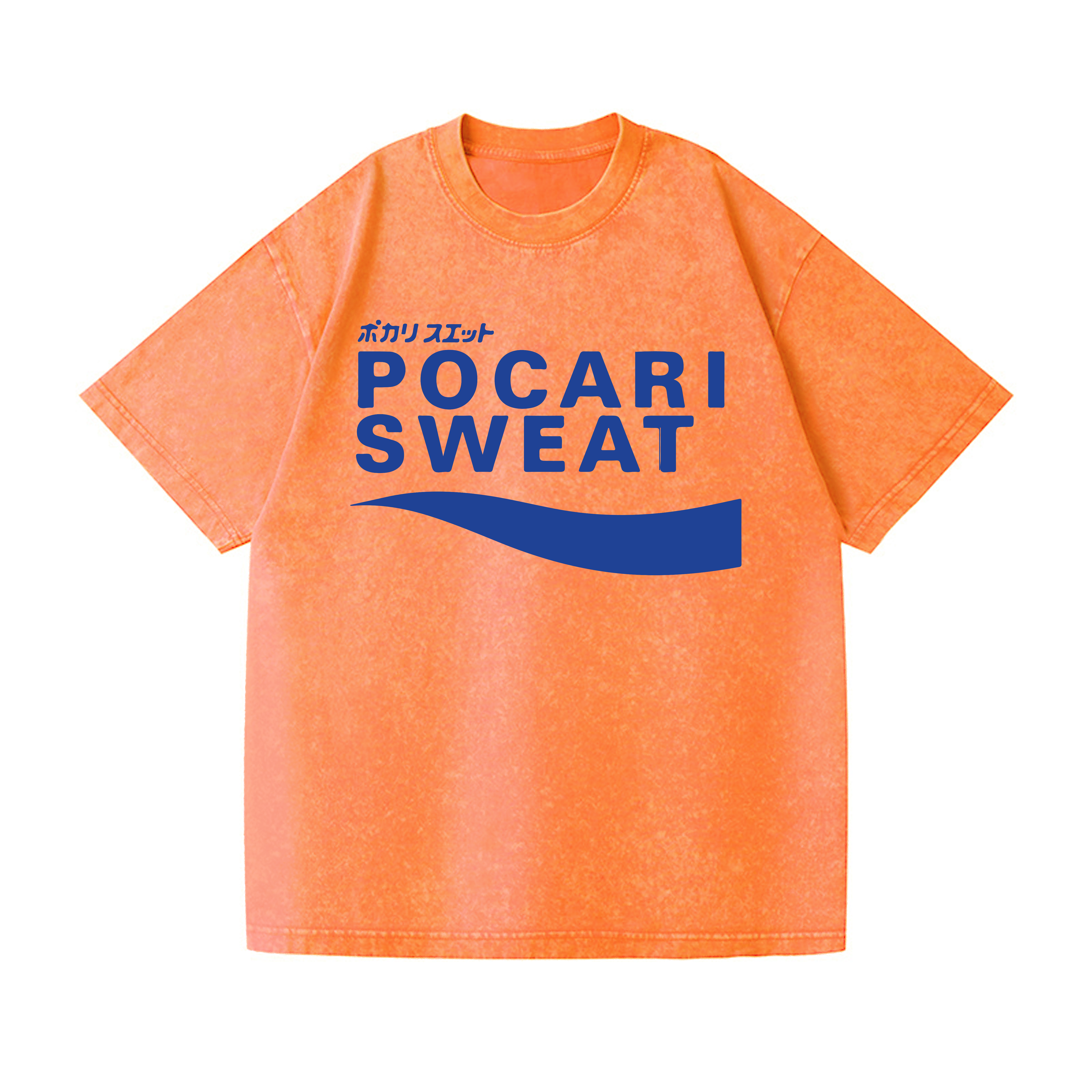 Pocari Sweat Vintage Wash Japanese Design T-Shirt