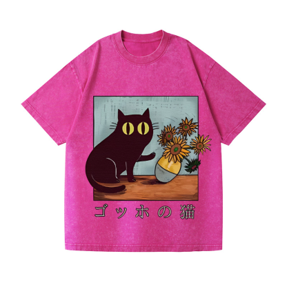 Vintage Wash Japanese Design T-Shirt