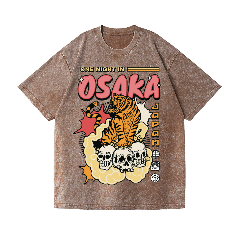 Vintage Wash Japanese Design T-Shirt