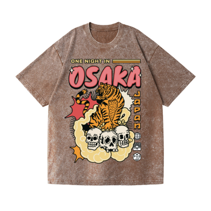 Vintage Wash Japanese Design T-Shirt