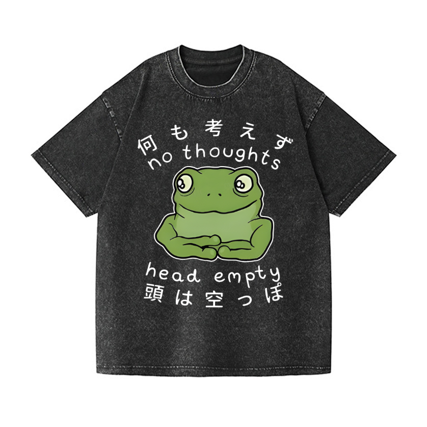 Frog Vintage Wash Japanese Design T-Shirt