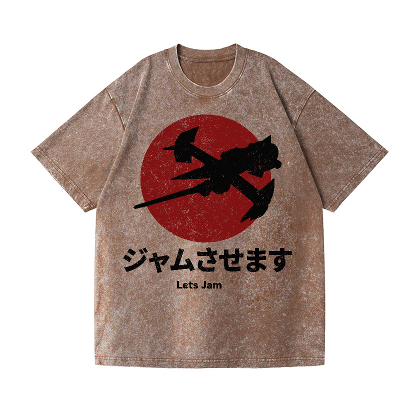 Cowboy Bebop Farm Vintage Wash Japanese Design T-Shirt