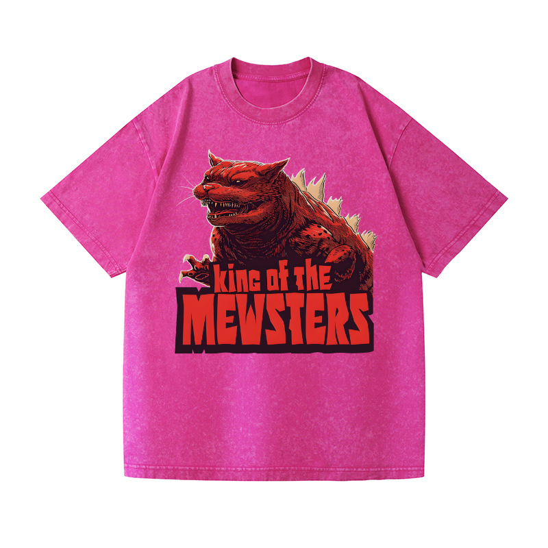 Catzilla Cat Godzilla Vintage Wash Japanese Design T-Shirt