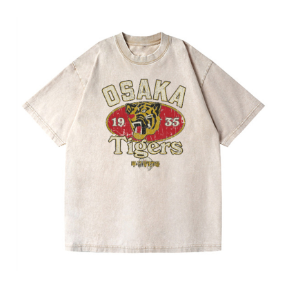 Osaka Tigers 1935 Vintage Wash Japanese Design T-Shirt