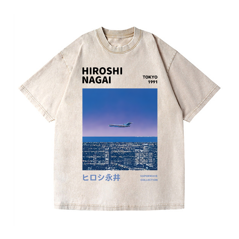 Hiroshi Nagai Vintage Wash Japanese Design T-Shirt