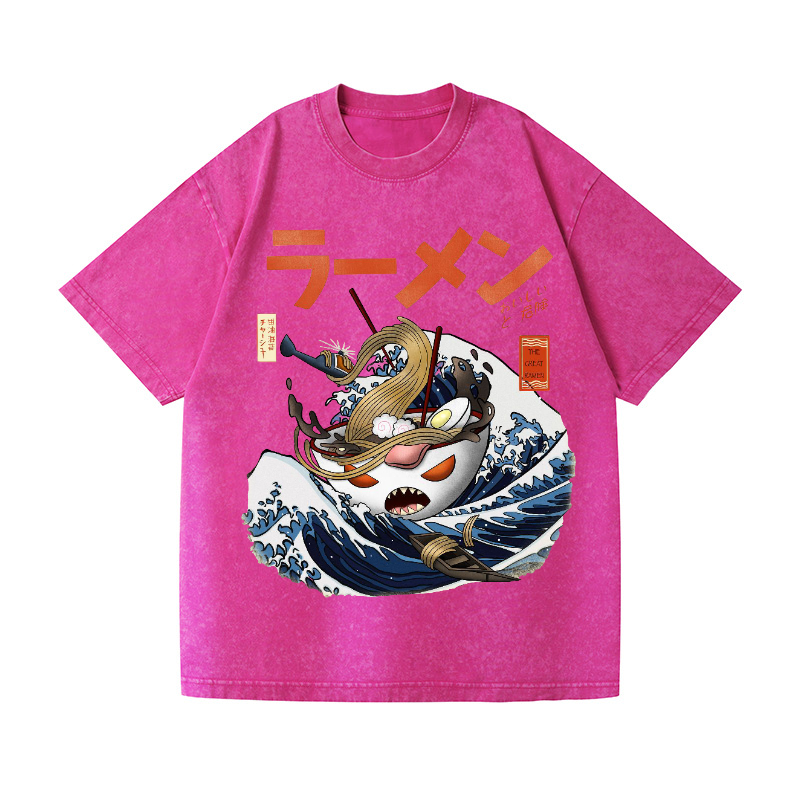 Vintage Wash Japanese Design T-Shirt