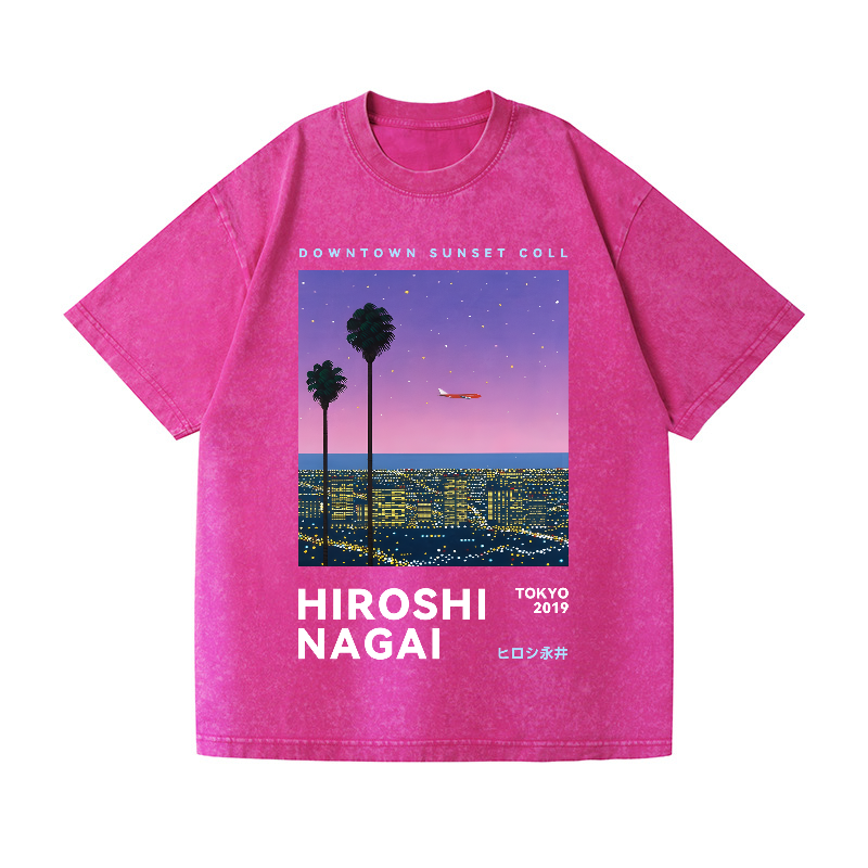 Hiroshi Nagai Vintage Wash Japanese Design T-Shirt
