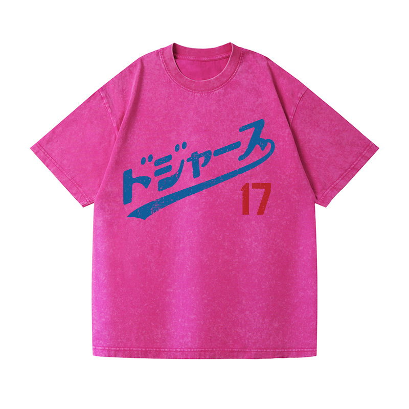 Dodger Vintage Wash Japanese Design T-Shirt
