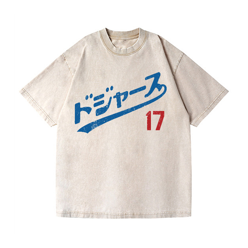 Dodger Vintage Wash Japanese Design T-Shirt