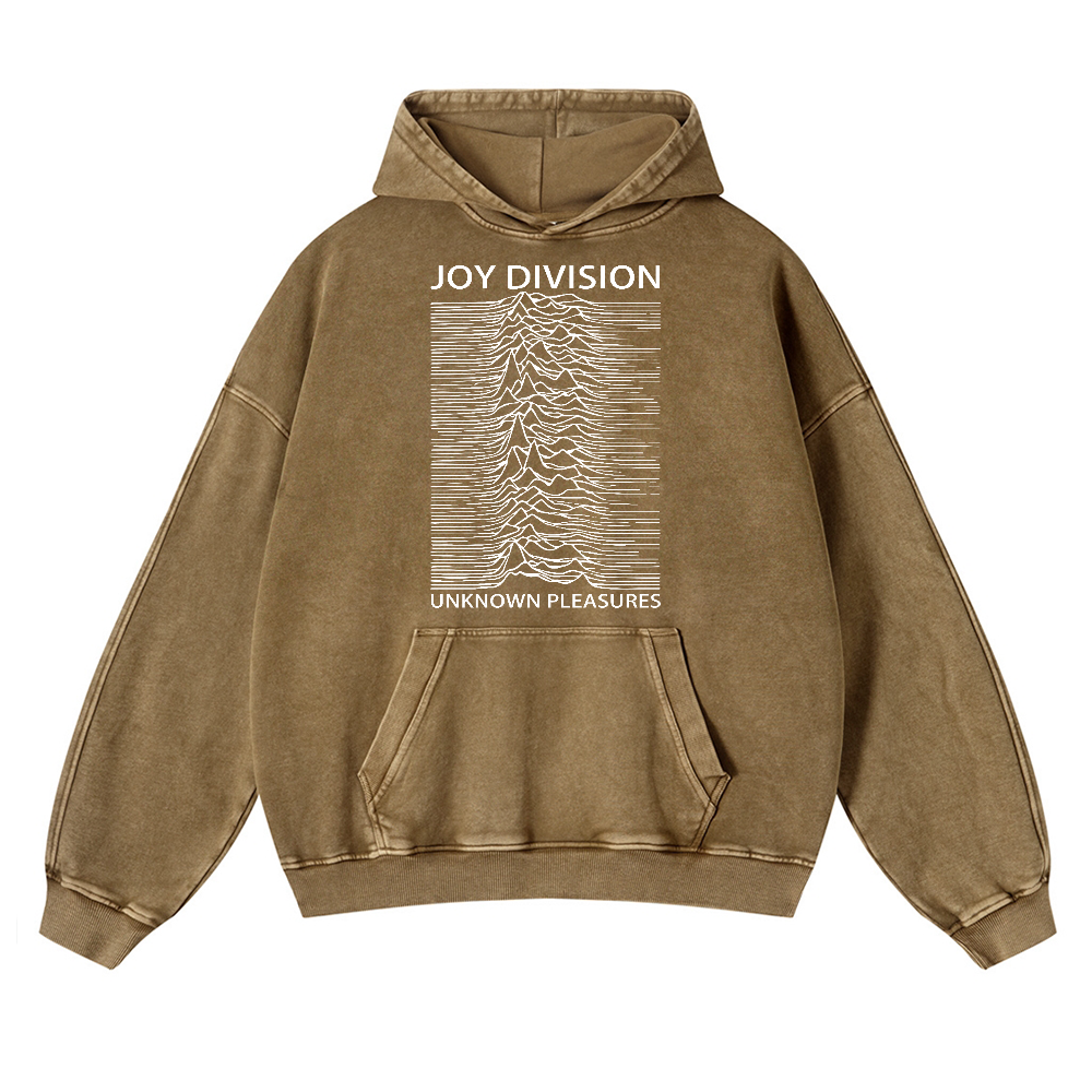 Joy Division Vintage Washed Thick Cotton Hoodie