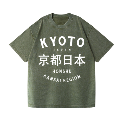 Vintage Wash Japanese Design T-Shirt