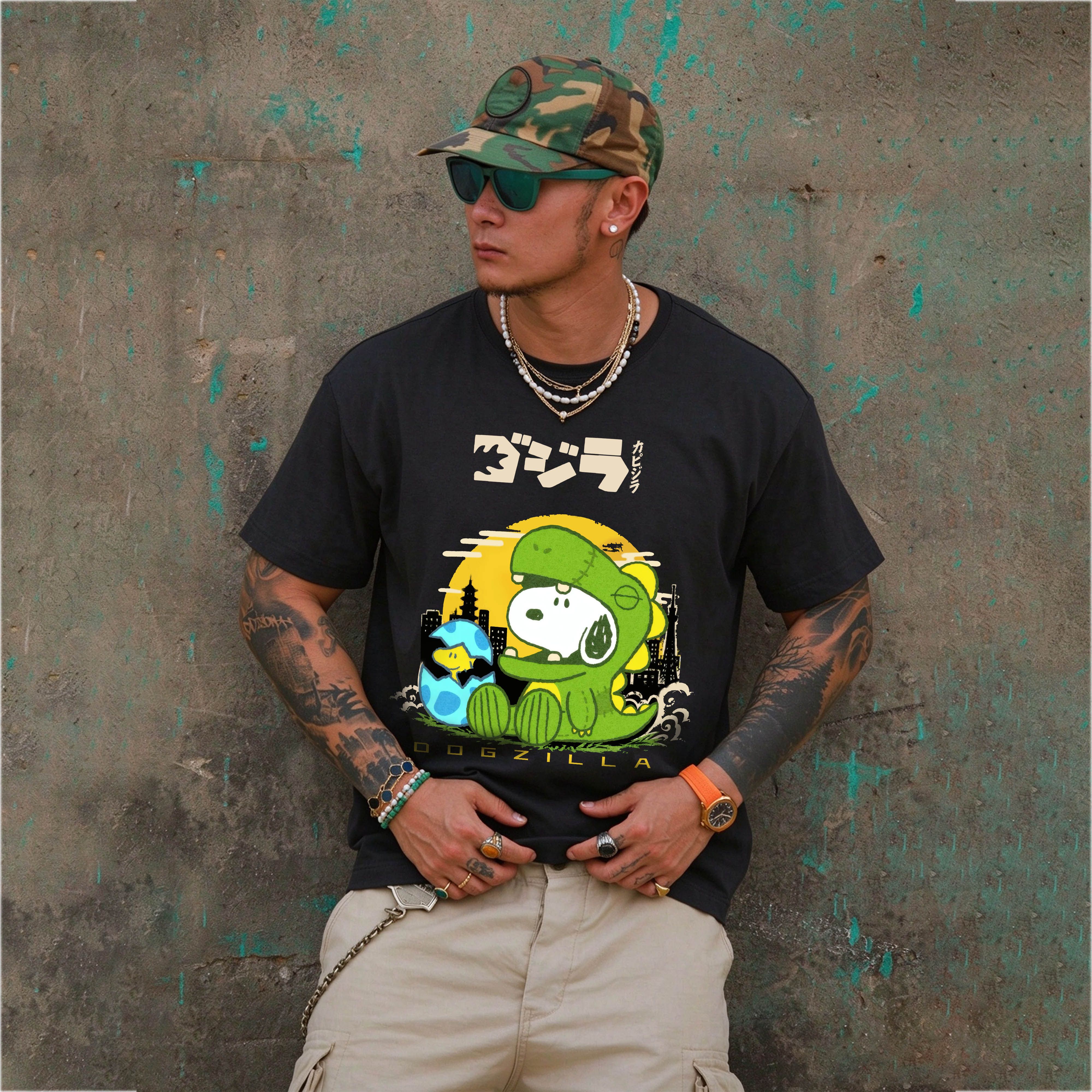 Dogzilla Peanuts Japanese Style Classic Tee