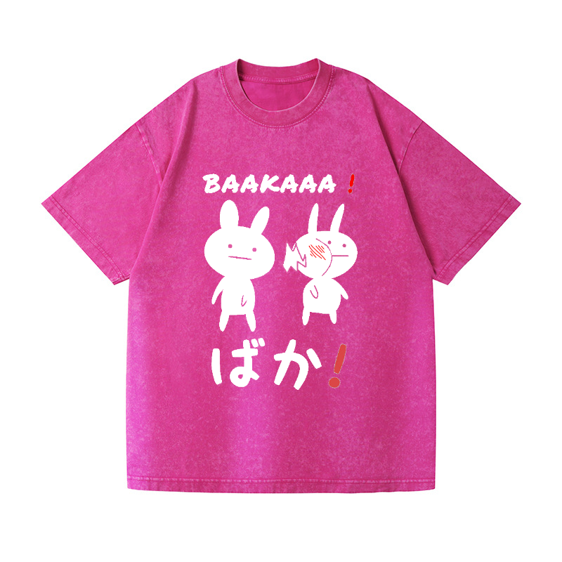 The Rabbits' Dissatisfaction Vintage Wash Japanese Design T-Shirt