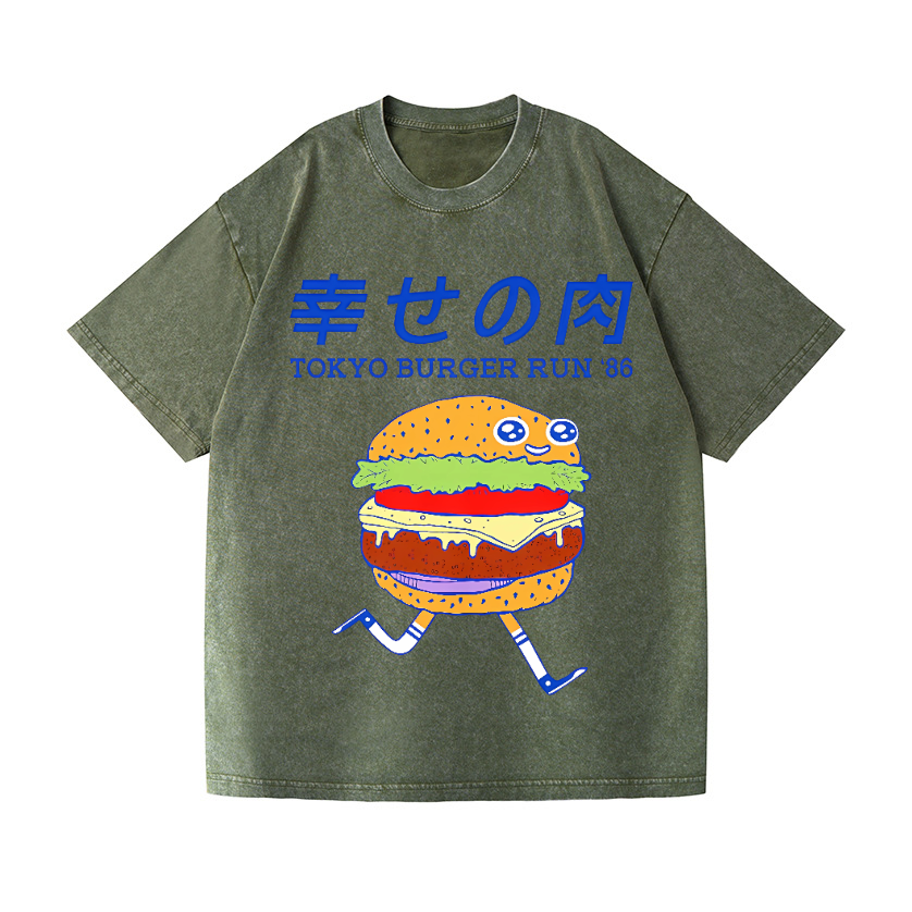 Vintage Wash Japanese Design T-Shirt