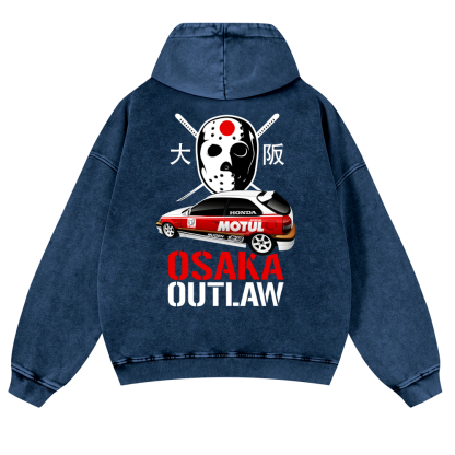 Osaka Outlaw Vintage Washed Cotton Back Art Hoodie