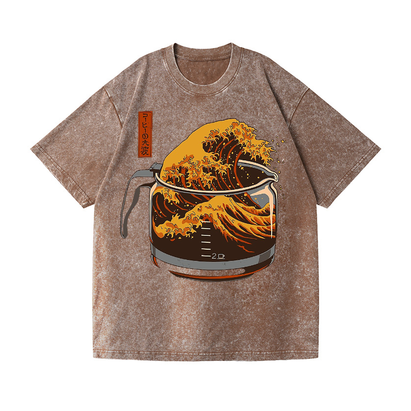 Vintage Wash Japanese Design T-Shirt