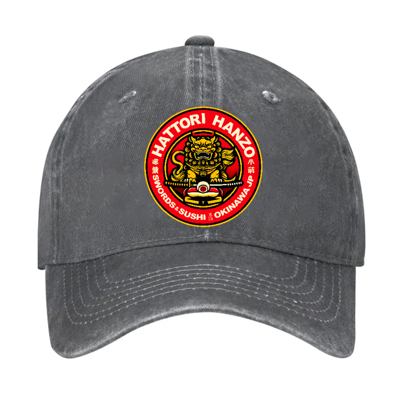 Okinawa Hattori Hanzo Komainu Vintage Cotton Cap