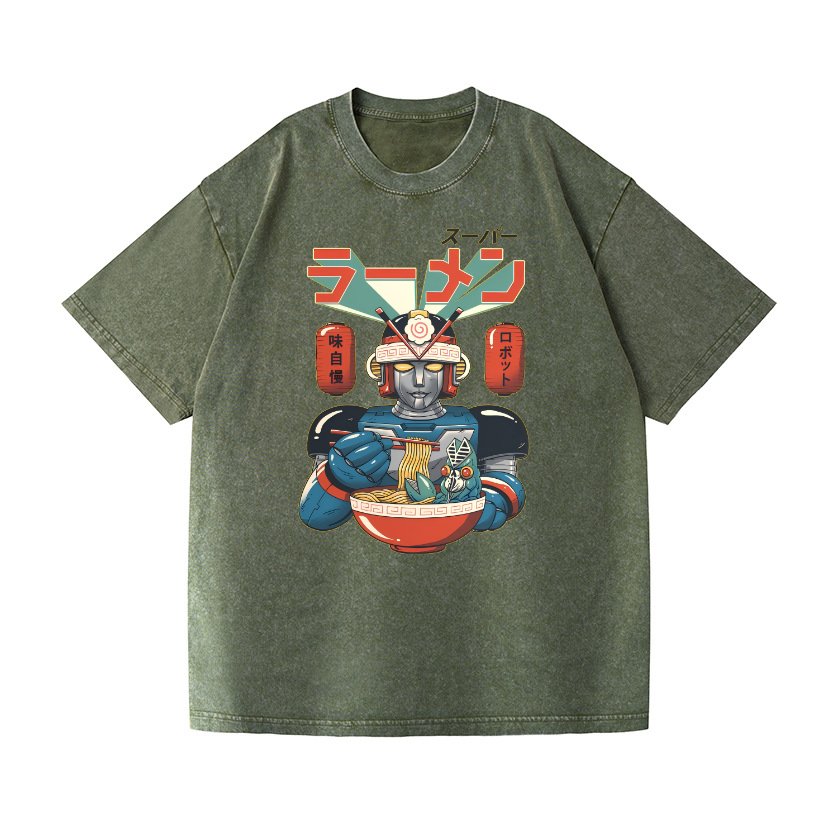 Ramen Vintage Wash Japanese Design T-Shirt
