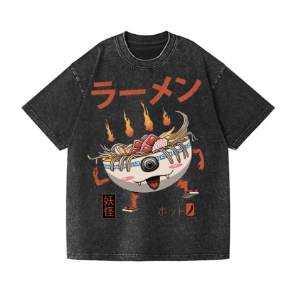 Vintage Wash Japanese Design T-Shirt