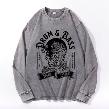 Vintage Cotton Wash Crewneck Sweatshirt