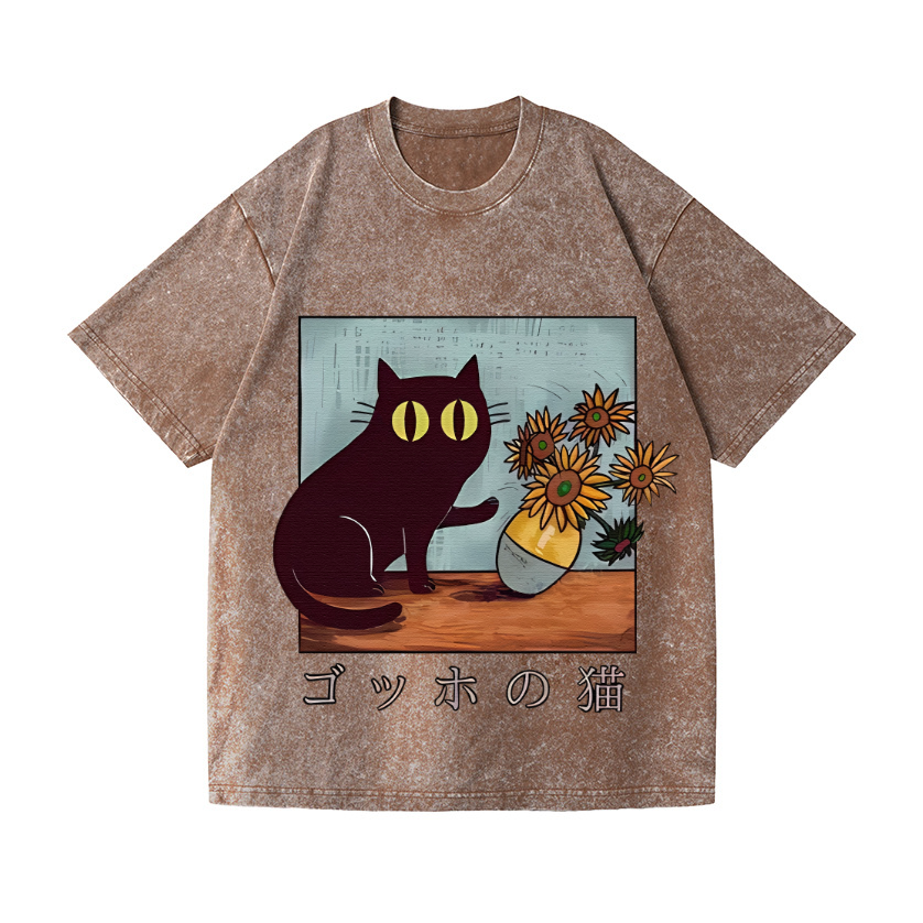 Vintage Wash Japanese Design T-Shirt