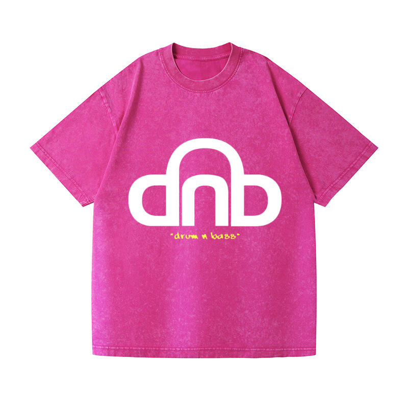 Drum & Bass Vintage Wash Japanese Design T-Shirt
