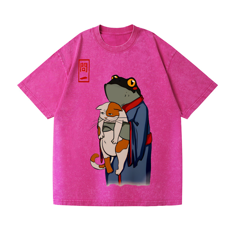 Vintage Wash Japanese Design T-Shirt