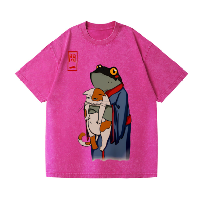 Vintage Wash Japanese Design T-Shirt