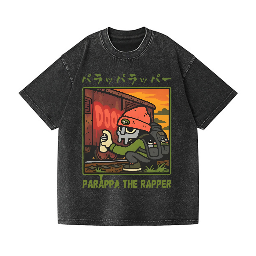 PARAPPA THE RAPPER x WDS S/S Vintage Tee PARAPPA x DE LA SOUL x WDS