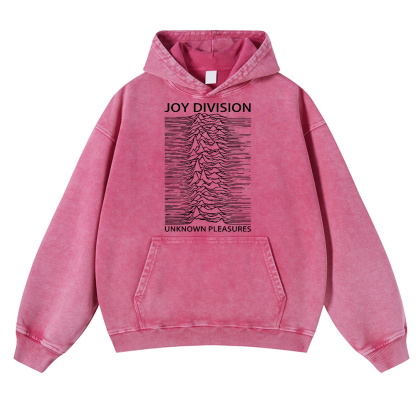 Joy Division Vintage Washed Thick Cotton Hoodie