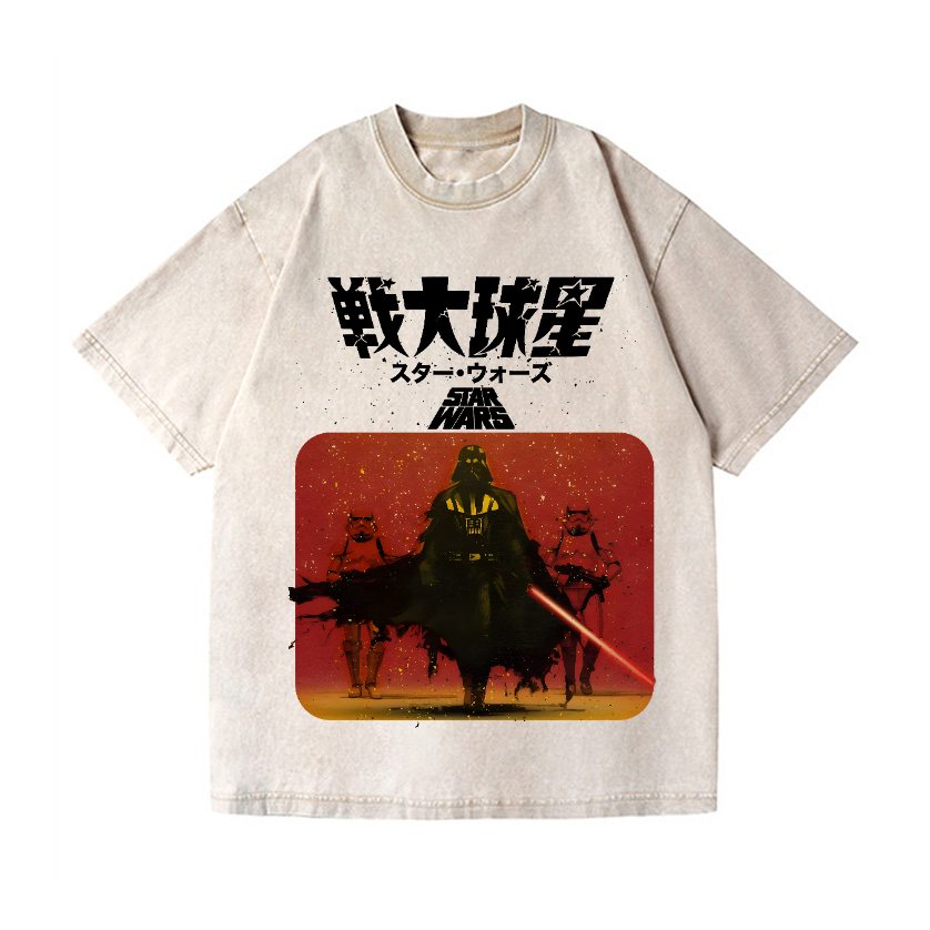 Star Wars Vintage Wash Japanese Design T-Shirt