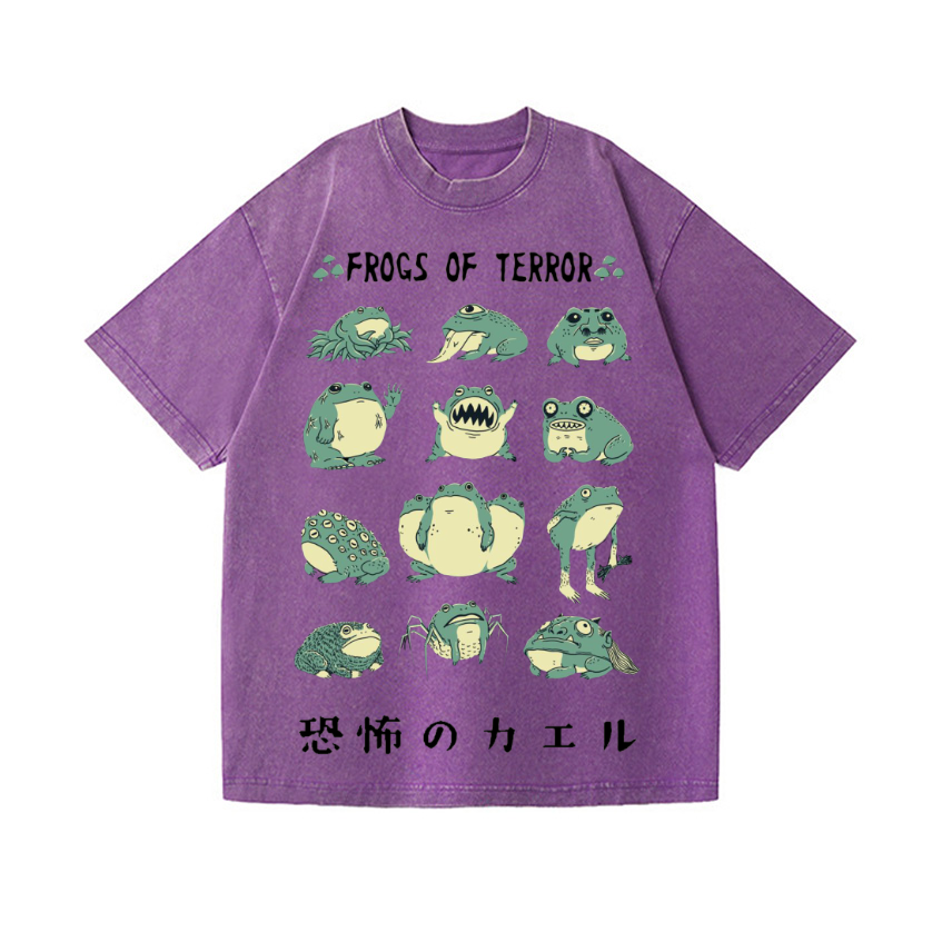 FrogVintage Wash Japanese Design T-Shirt