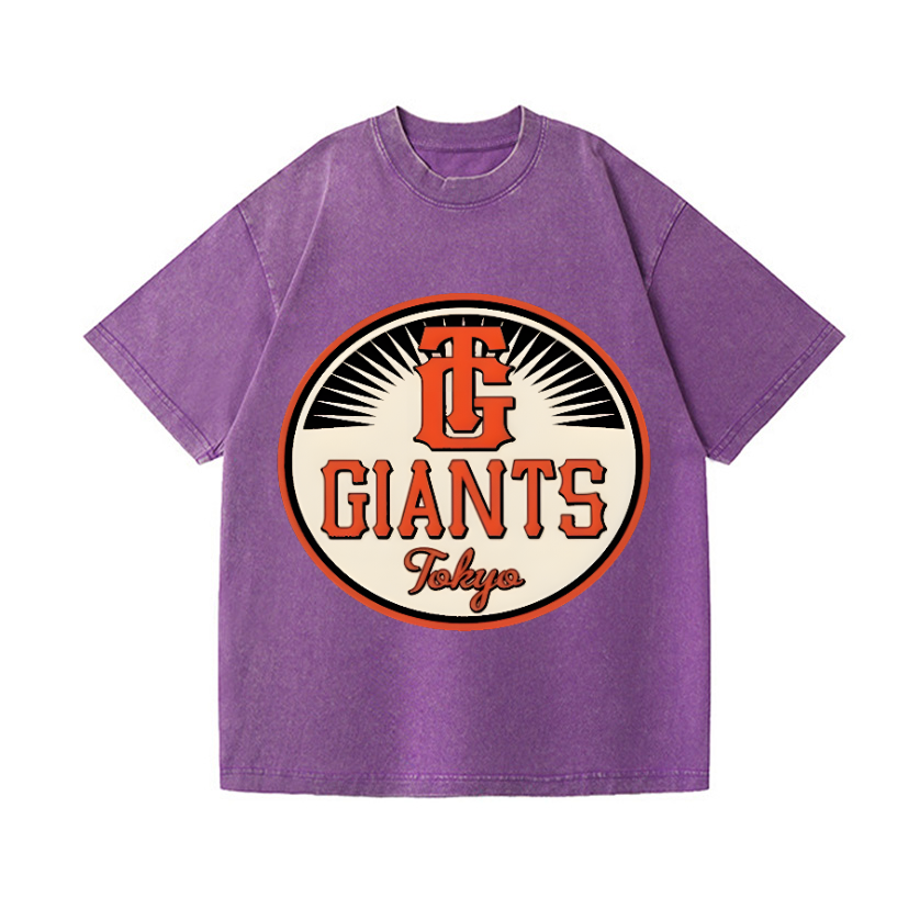Tokyo Giants Vintage Wash Japanese Design T-Shirt