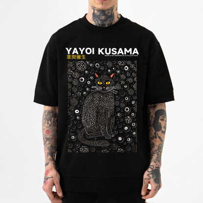 Yayoi Kusama Cat Japanese Style Classic Tee
