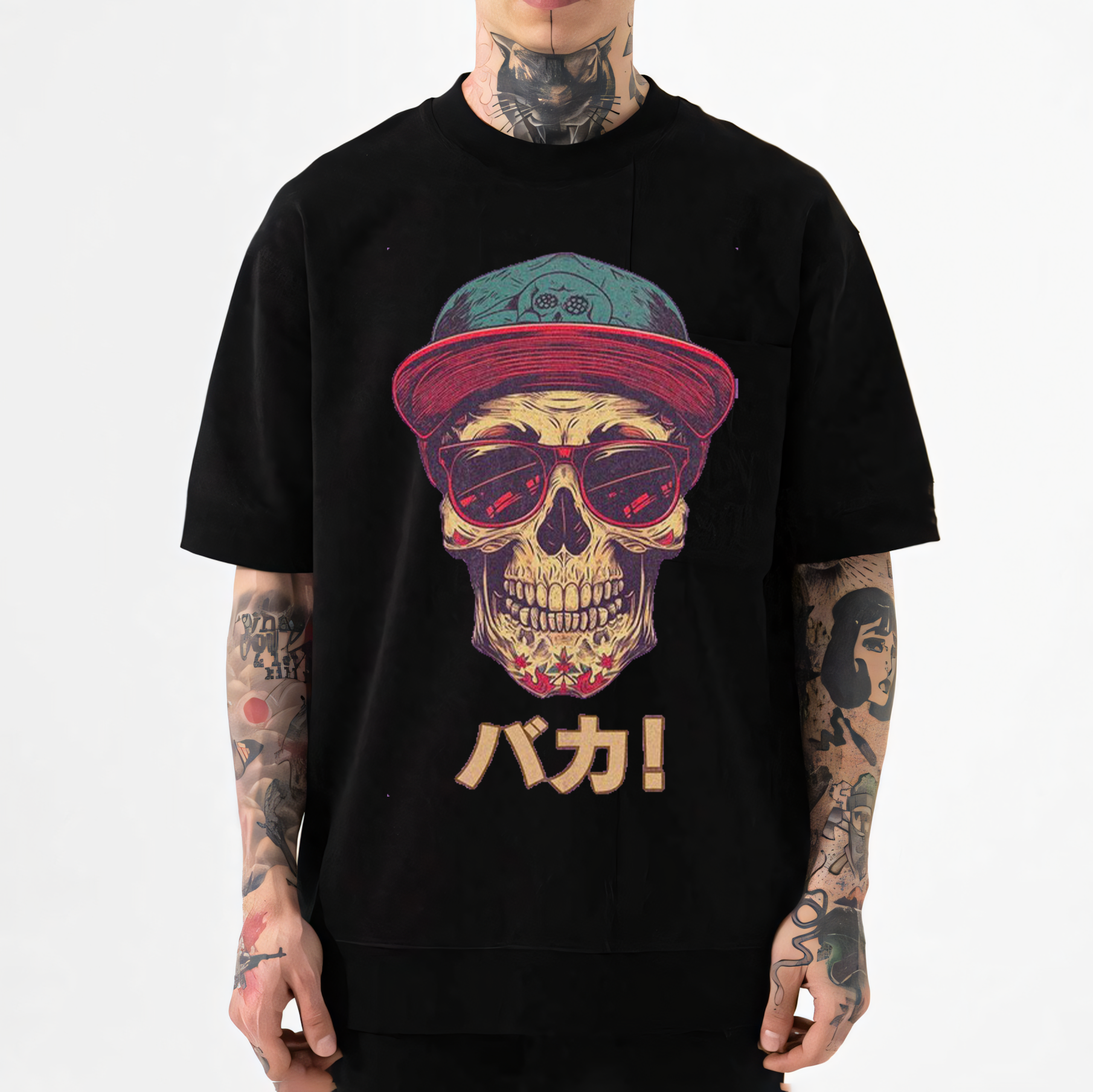 Skull Japanese Style Classic Tee