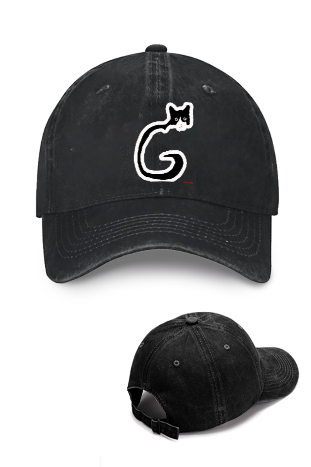 Cat Vintage Cotton Cap