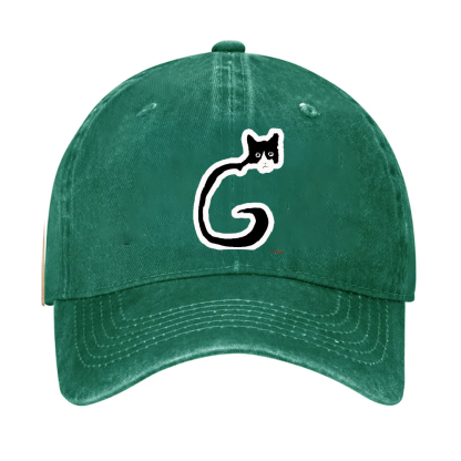 Cat Vintage Cotton Cap
