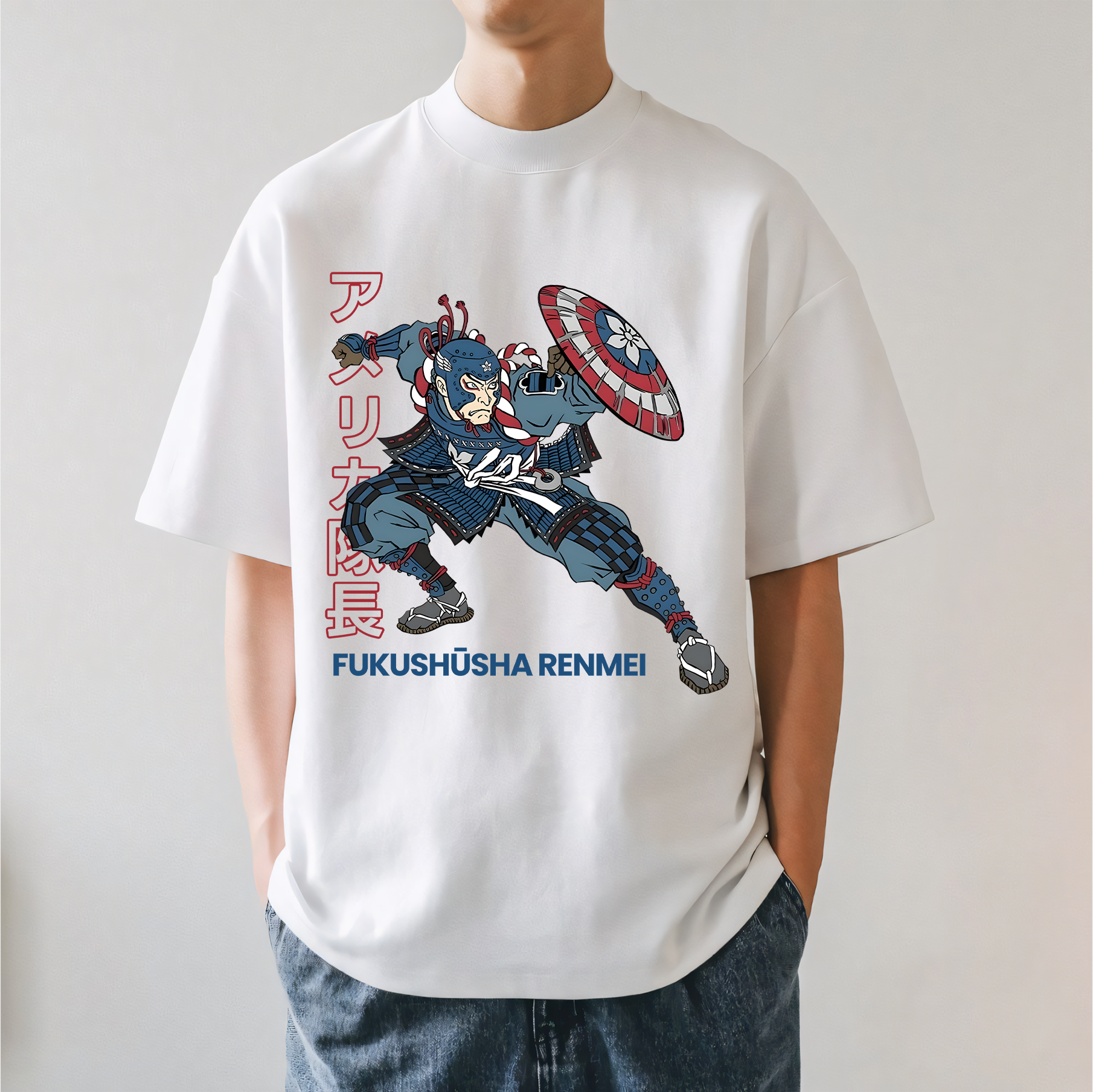 Captain Ukiyoe Japanese Style Classic Tee