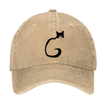 Cat Vintage Cotton Cap